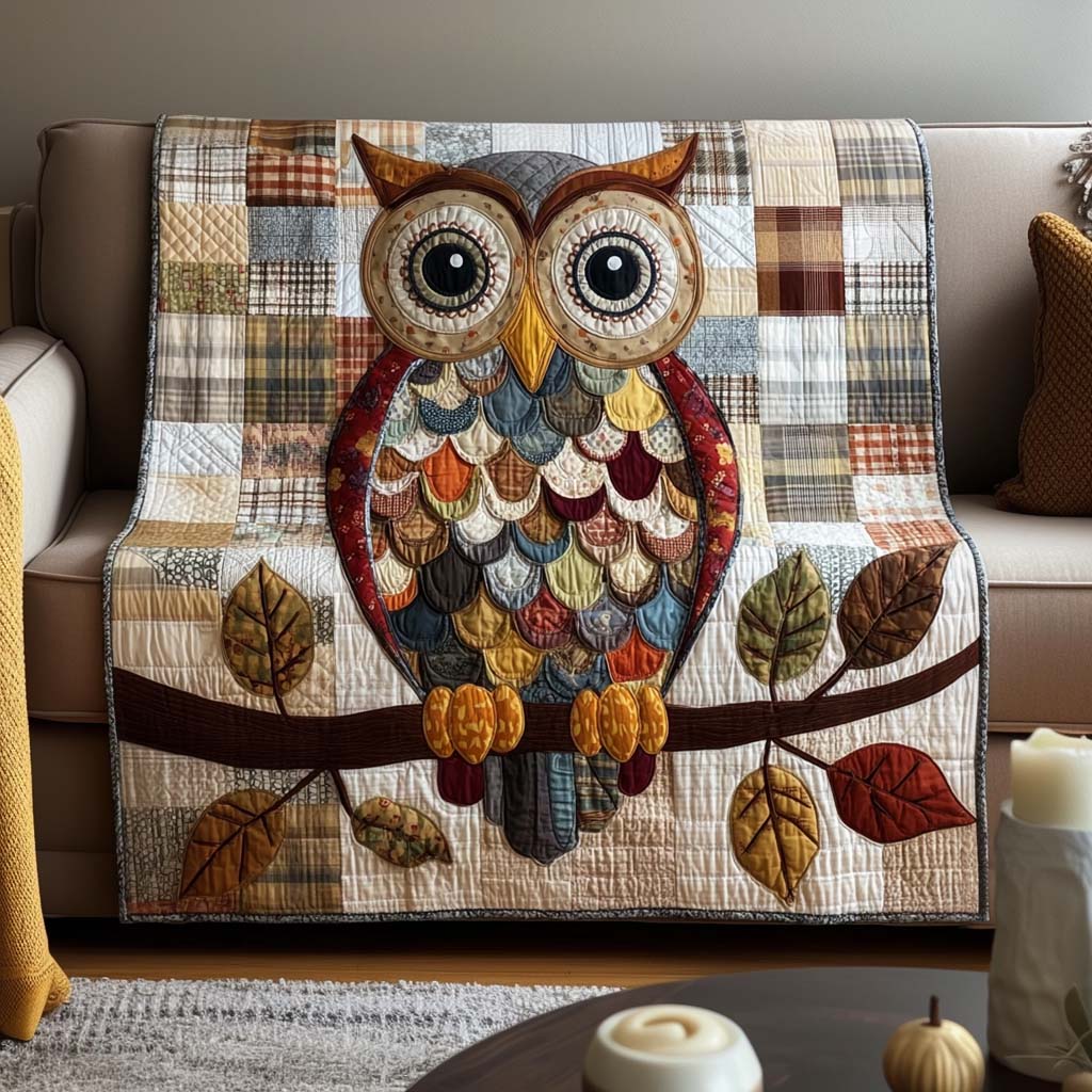 Starlight Owl Quilted Blanket - Baby (30" x 40") - Pack 1