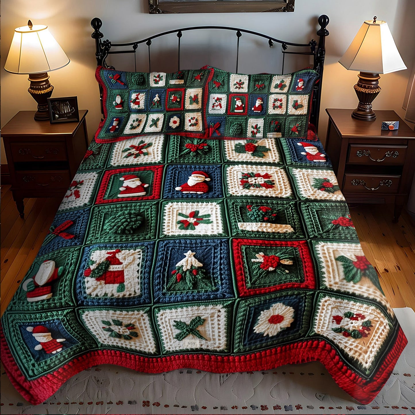 Starry Charm 3-Piece Quilted Bedding Set - Single (59" x 70")