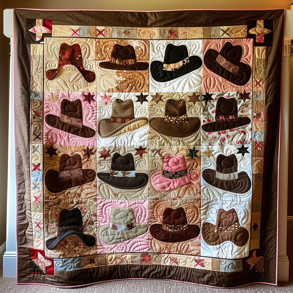 Stetson Dreams Quilted Blanket - Throw (55" x 60")