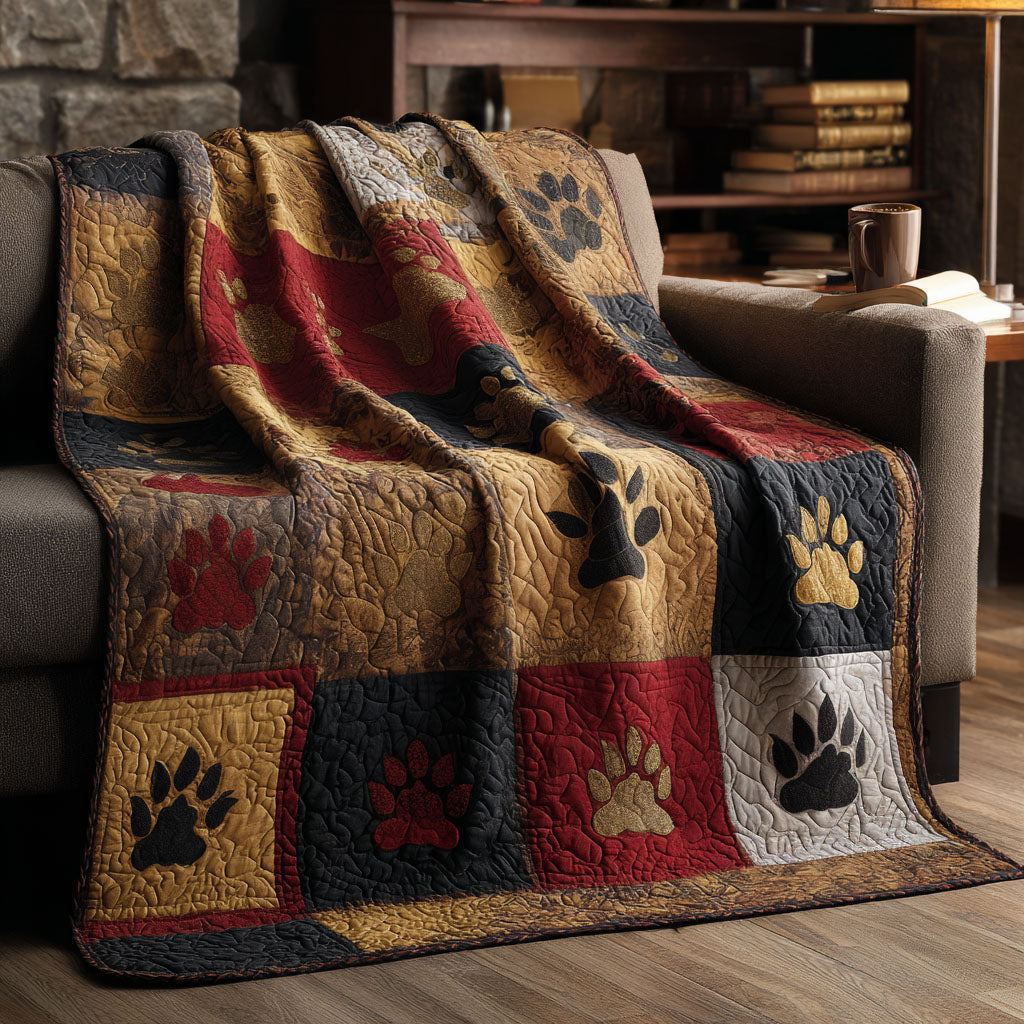 Stonefire Bear Crest Quilted Blanket - Baby (30" x 40") - Pack 1