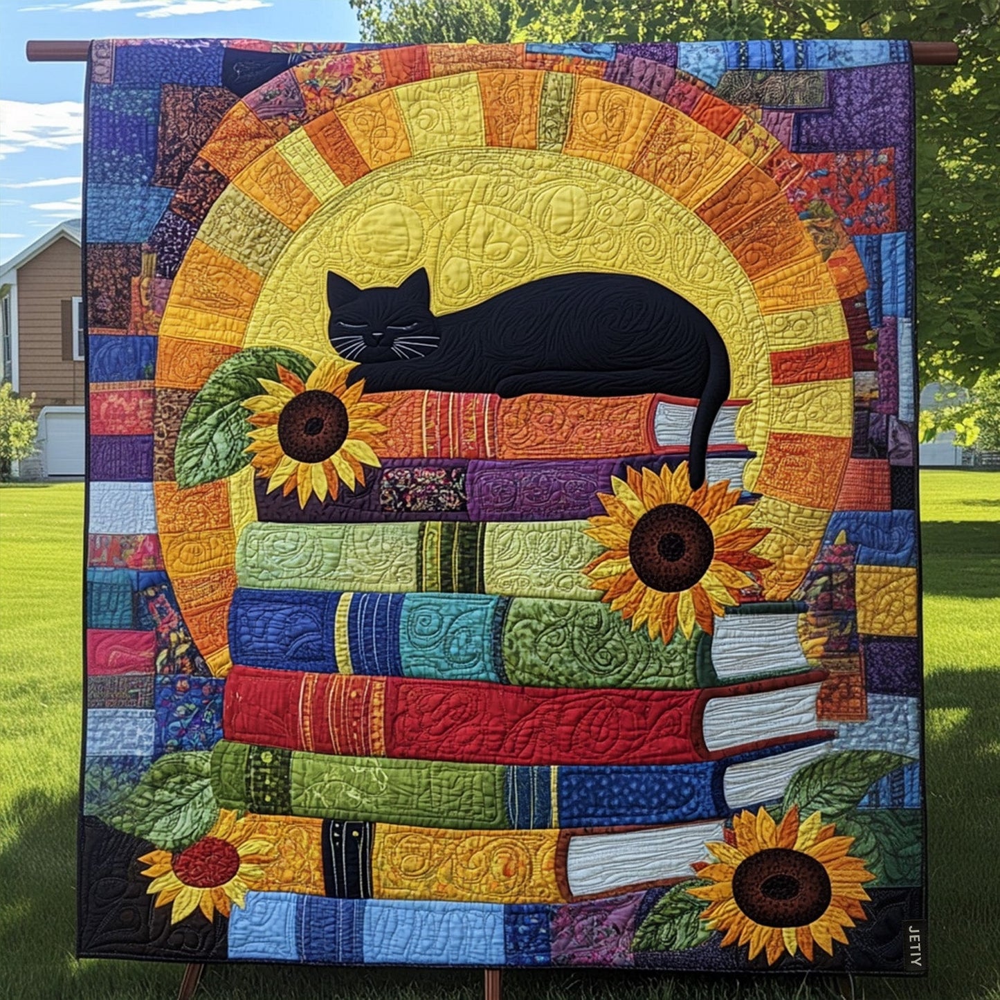 Storytime Sunflowers Quilted Blanket - Baby (30" x 40")