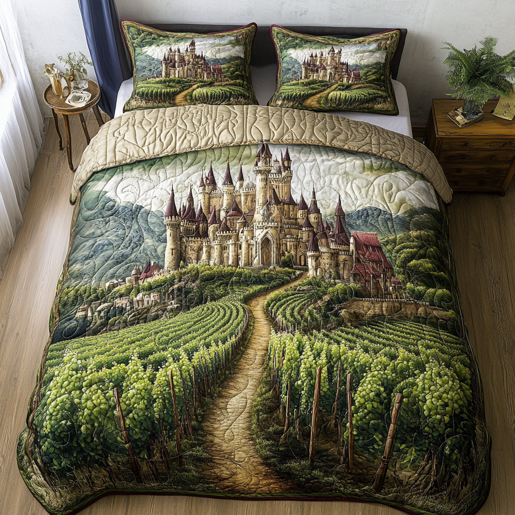 Summit Serenity Quilted Bedding Set - Single (59" x 70")
