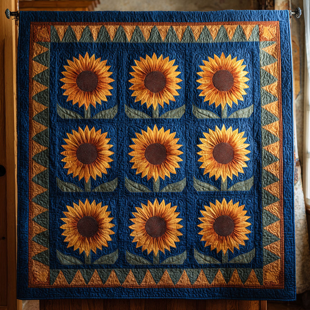 Sunflower Harvest Quilted Blanket - Baby (30" x 40") - Pack 1