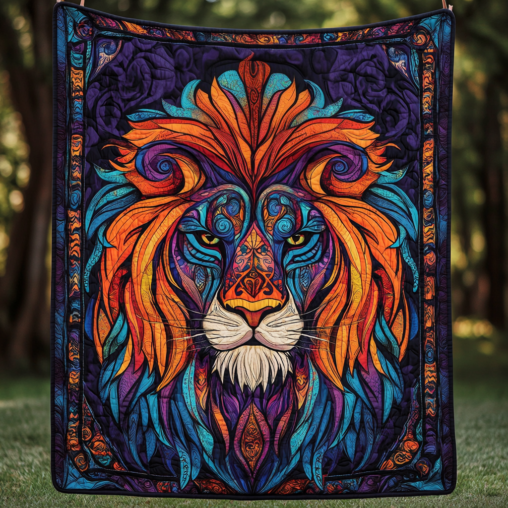 Sunlit Majesty Quilted Blanket - Throw (55" x 60")