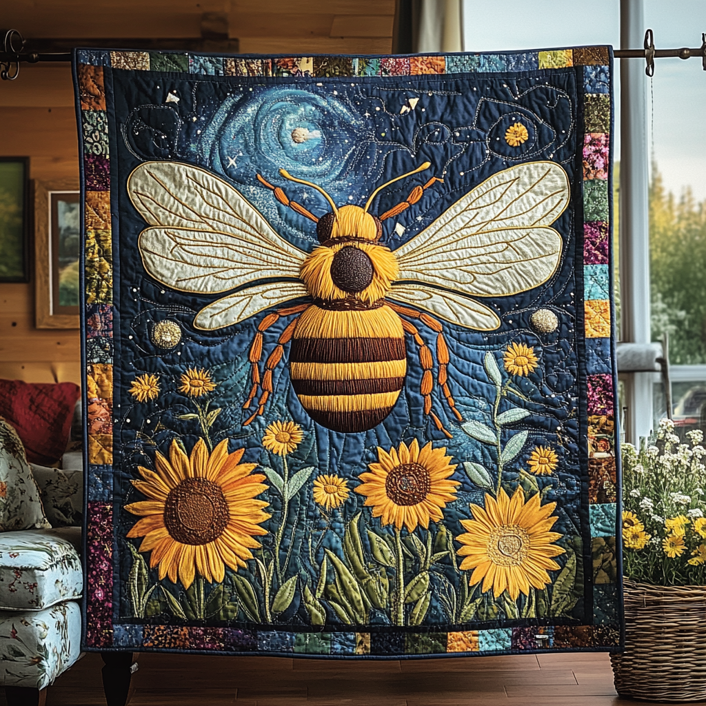 Sunlit Stripes Quilted Blanket - Baby (30" x 40")