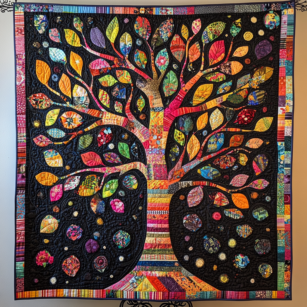 Sunset Canopy Quilted Blanket - Throw (55" x 60")