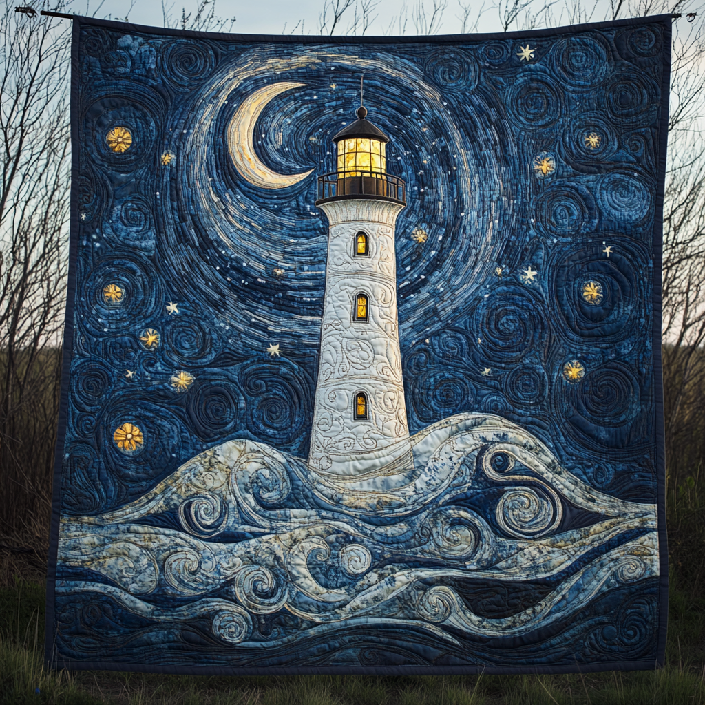 Sunset Guardian Quilted Blanket - Throw (55" x 60")
