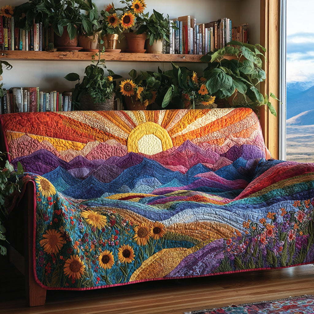 Sunset Meadows Quilted Blanket - Baby (30" x 40") - Pack 1