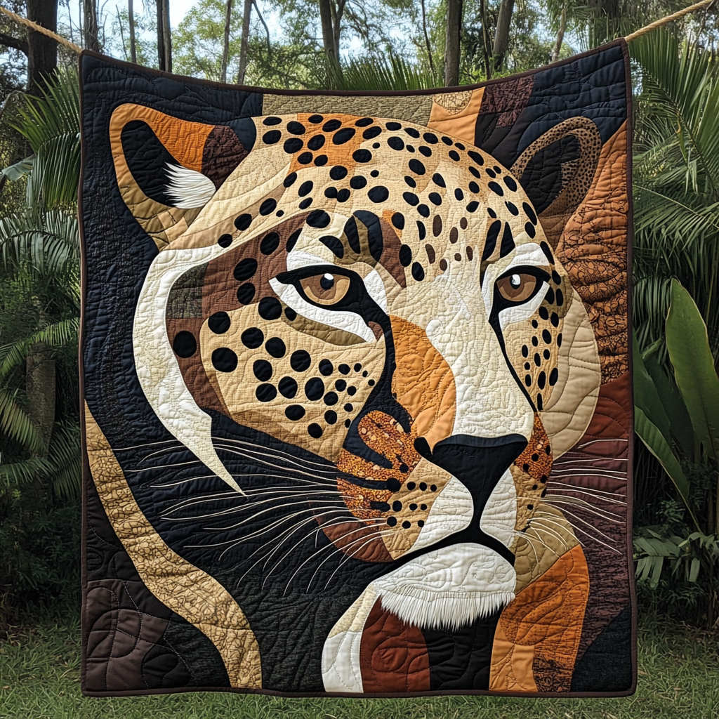 Sunset Sentinel Quilted Blanket - Throw (55" x 60")