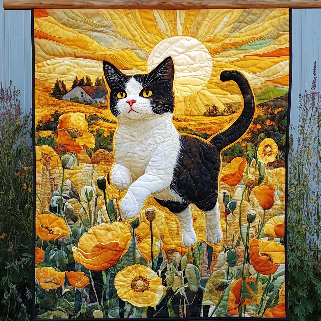 Sunset Stroll Quilted Blanket - Throw (55" x 60")