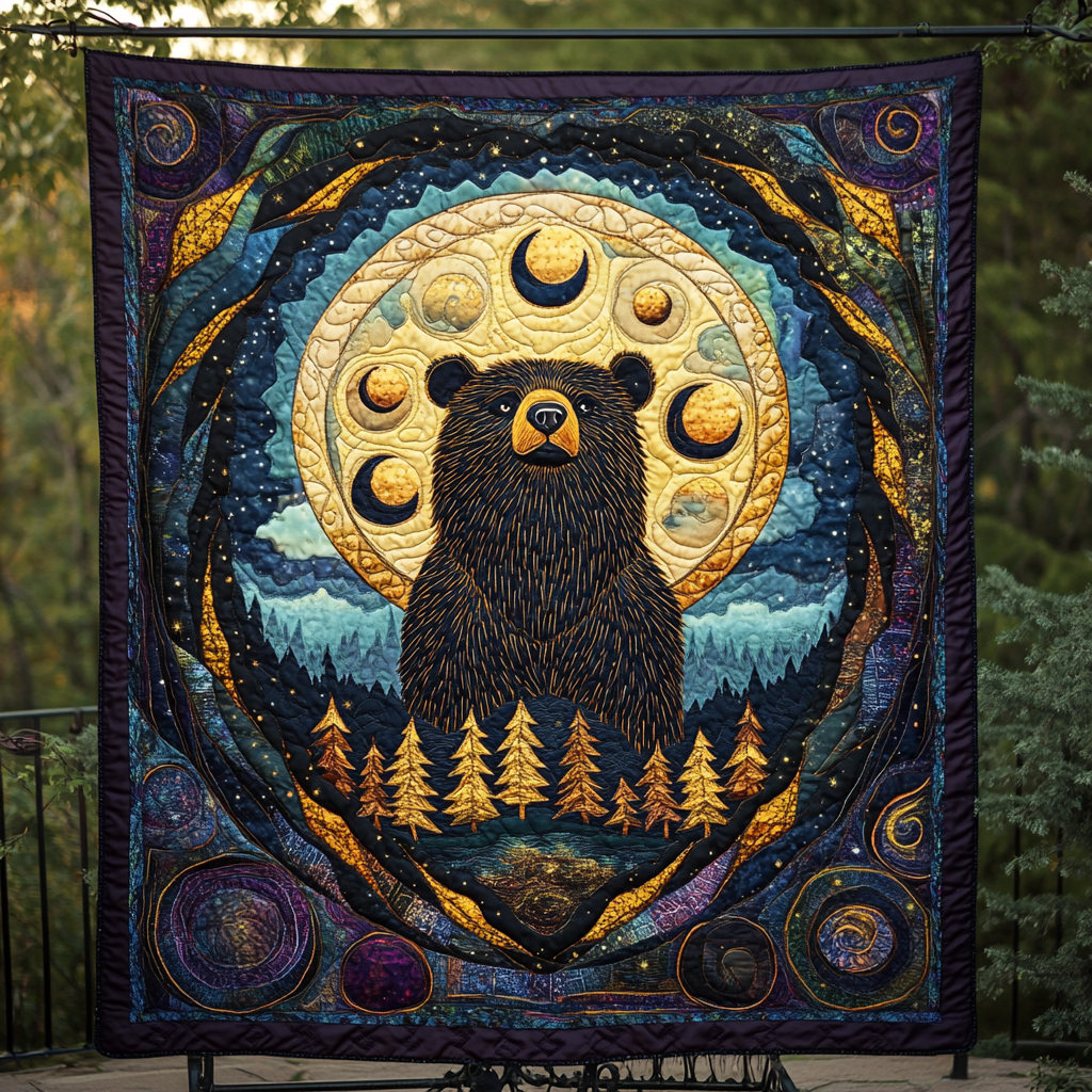 Sunset Wanderer Quilted Blanket - Throw (55" x 60")