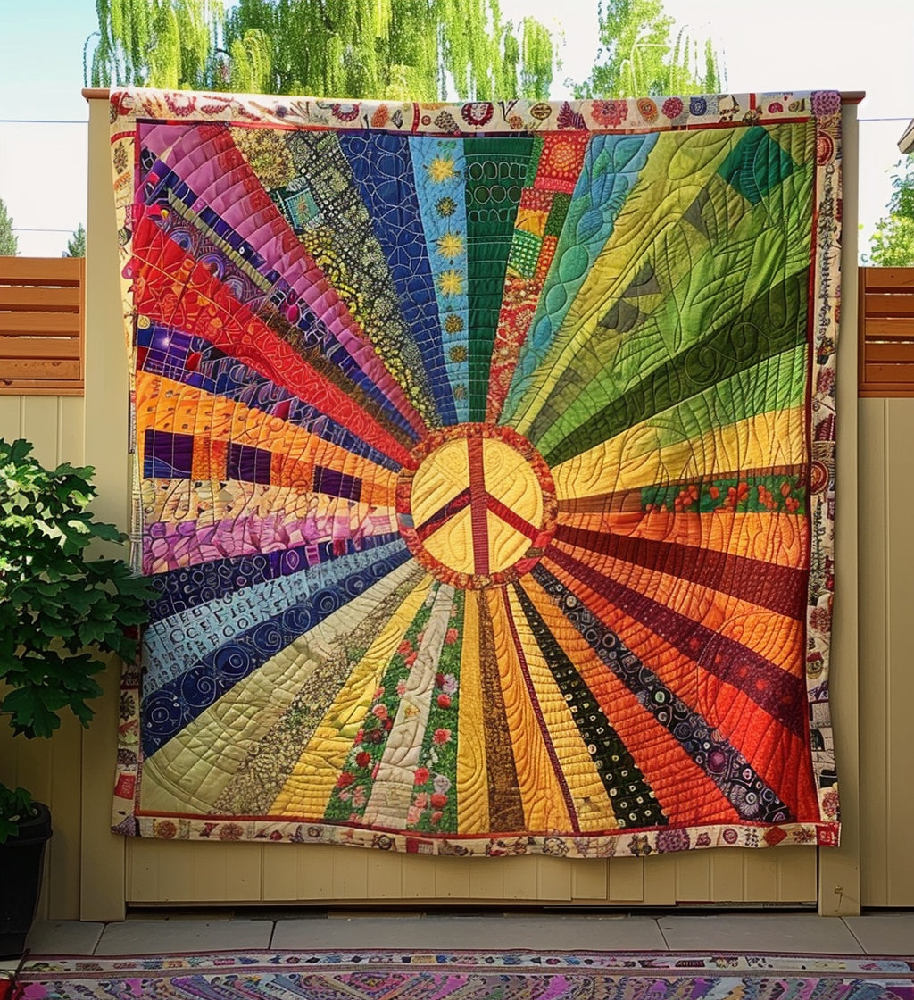 Throw (55'' x 60'') /Sunshine Serenity Quilted Blanket