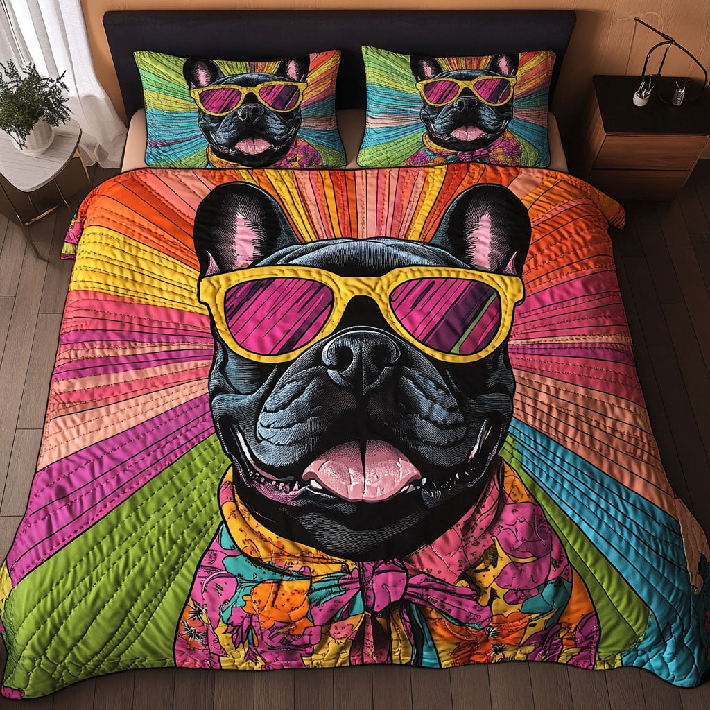 Sunshine Swagger 3-Piece Quilted Bedding Set - Single (59" x 70")