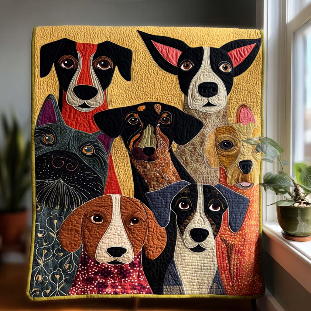 Tail Wag Tales Quilted Blanket - Baby (30" x 40") - Pack 1
