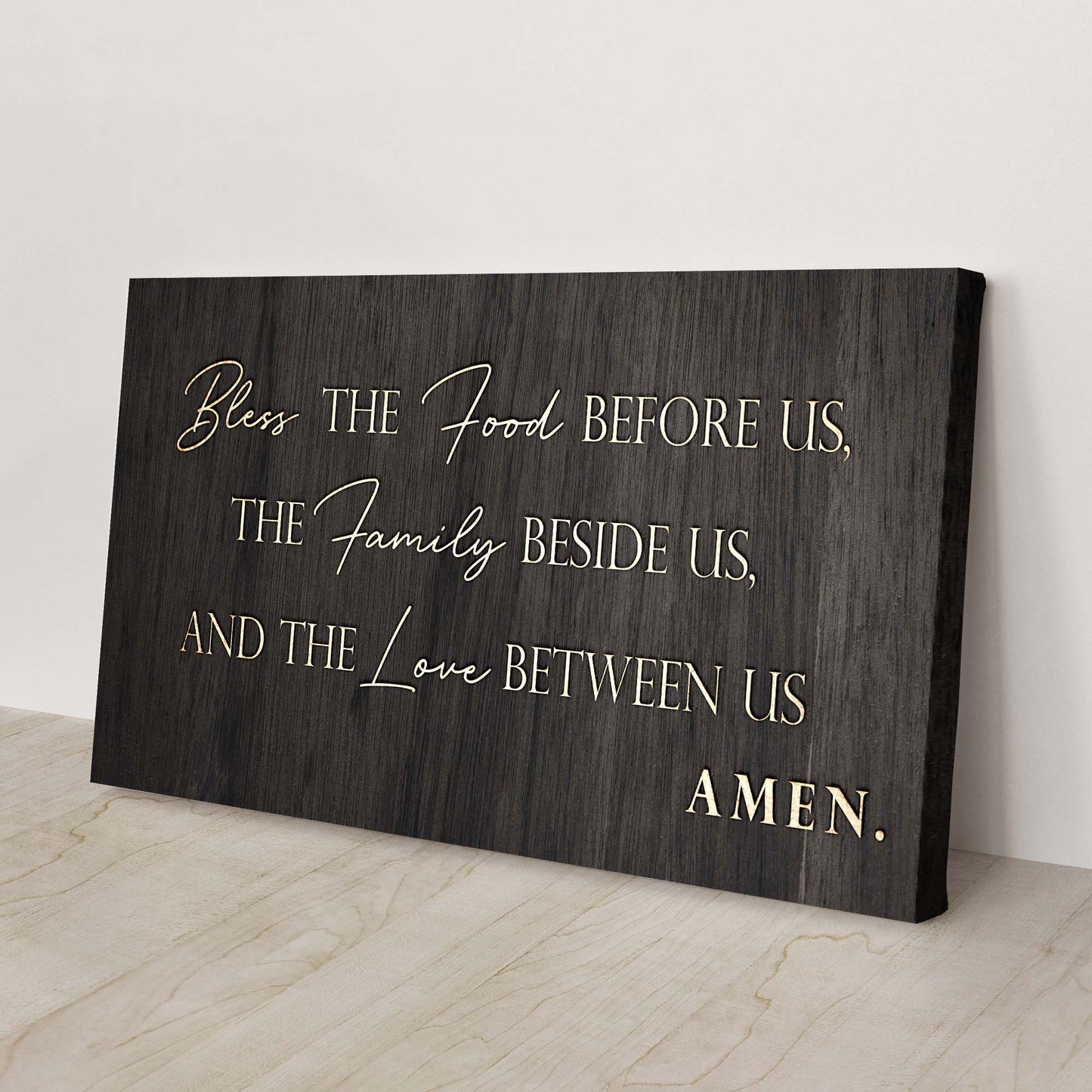 Bless The Food, Family, And Love Sign II