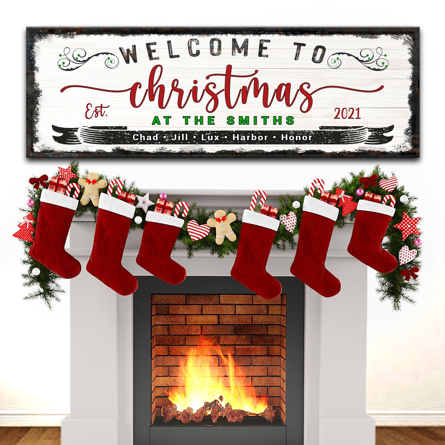 Welcome To Christmas Sign