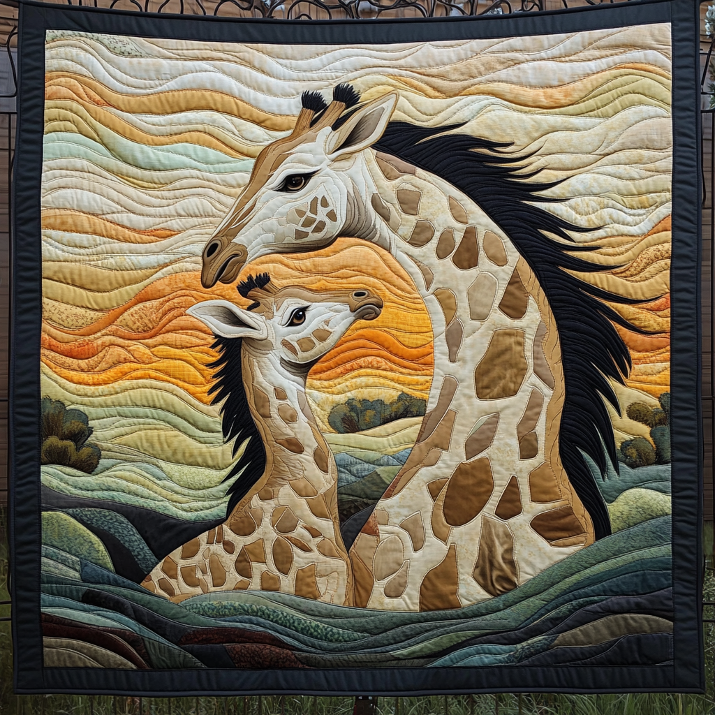 Tall and Tranquil Quilted Blanket - Throw (55" x 60")