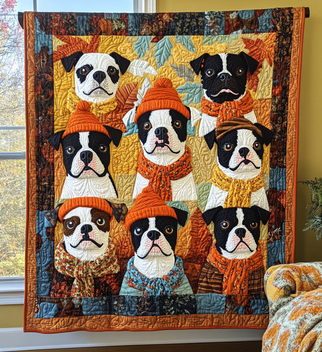 Terrier Dreams Quilted Blanket - Throw (55" x 60")