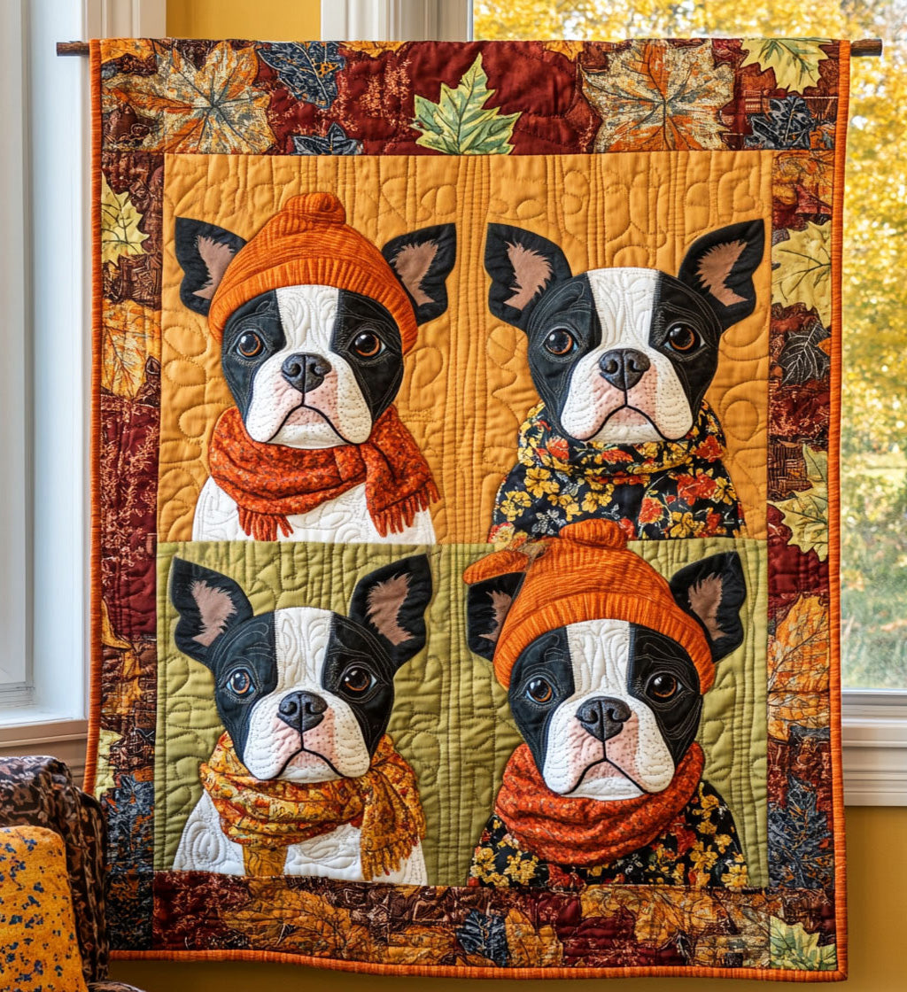 Terrier Warmth Quilted Blanket - Throw (55" x 60")
