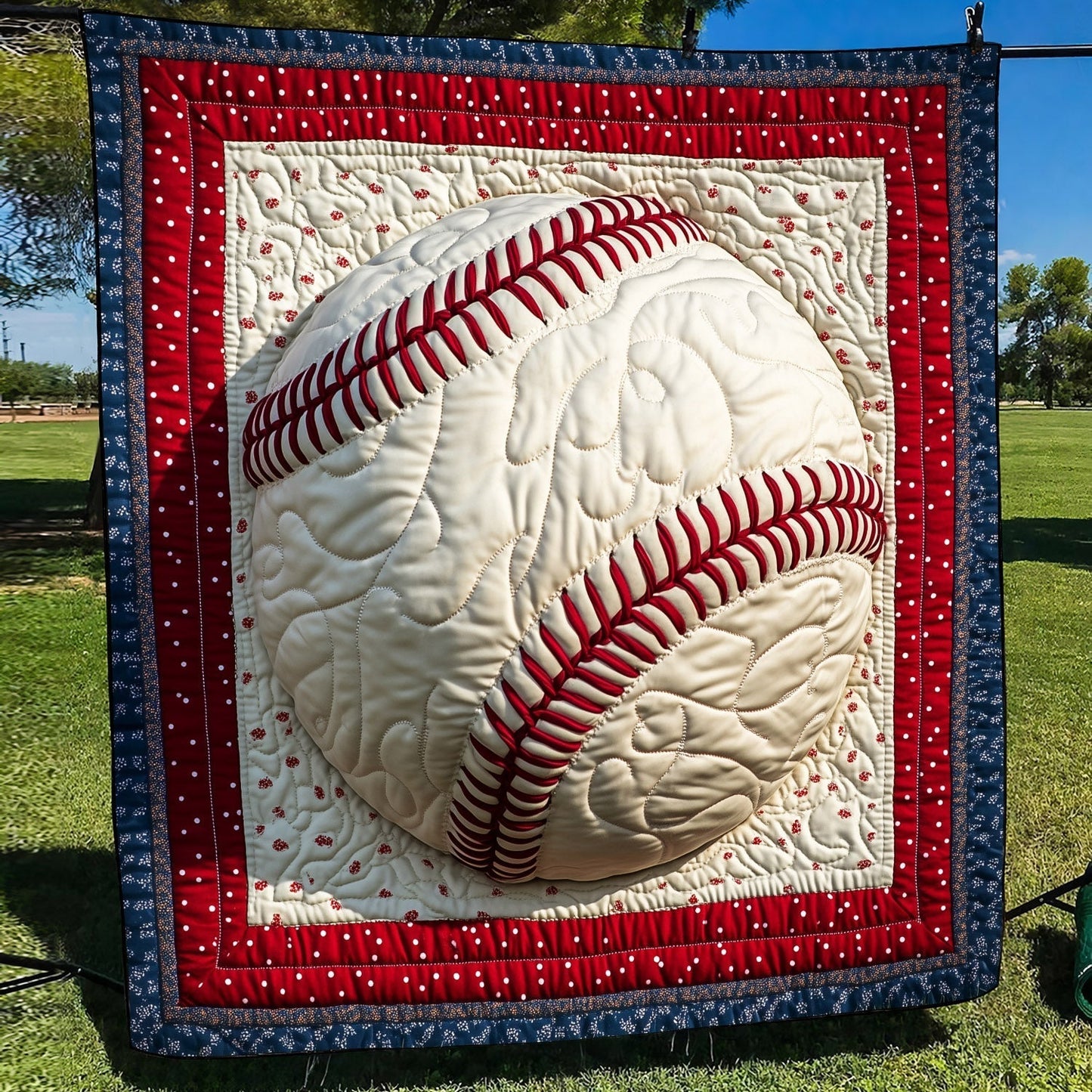 The Big League Quilted Blanket - Throw (55" x 60")
