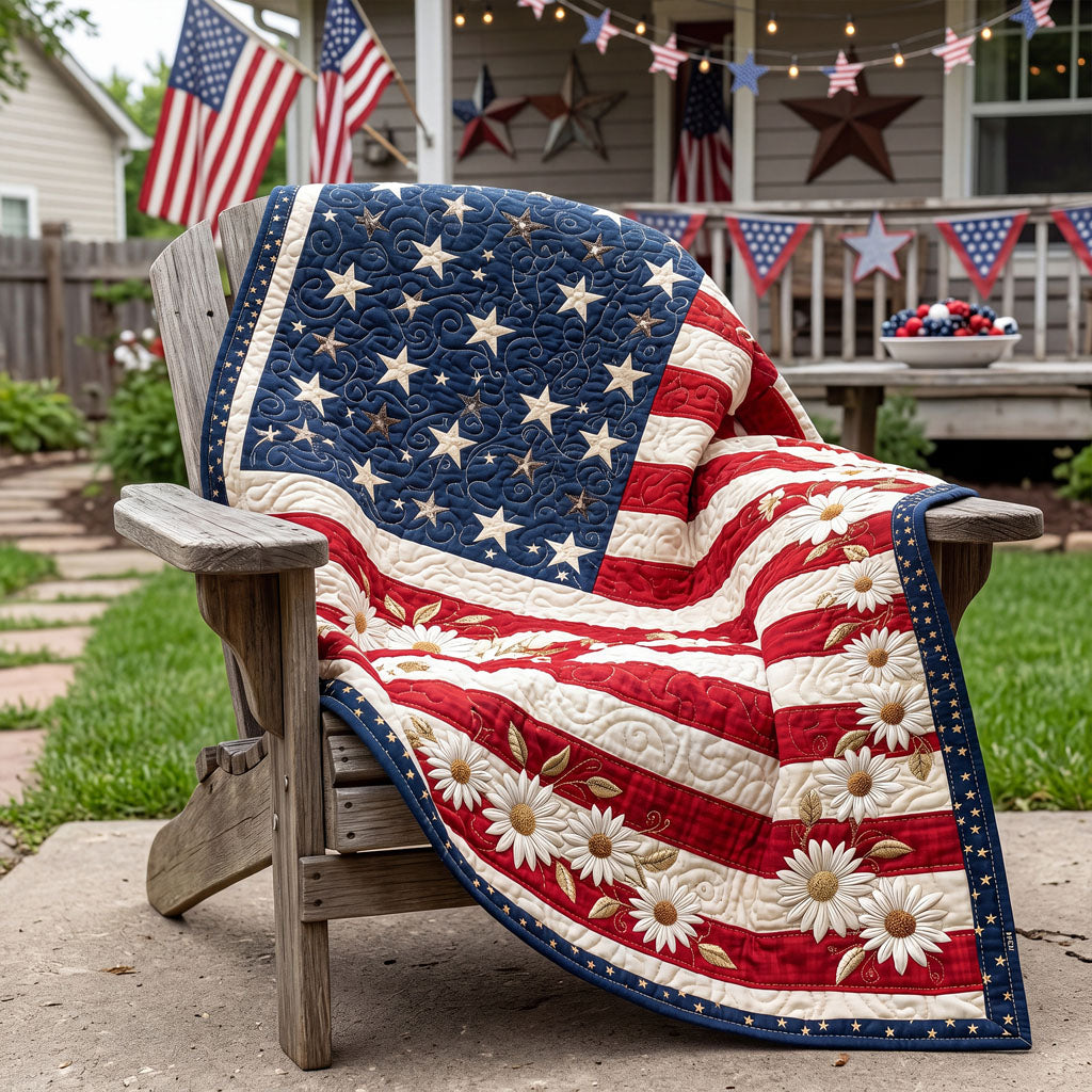The Eternal Flag Quilted Blanket - Baby (30" x 40") - Pack 1