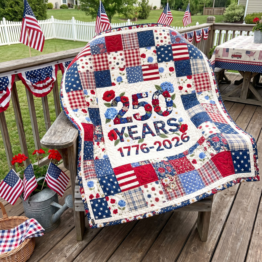 The Quarter-Millennium Keepsake Quilted Blanket - Baby (30" x 40") - Pack 1