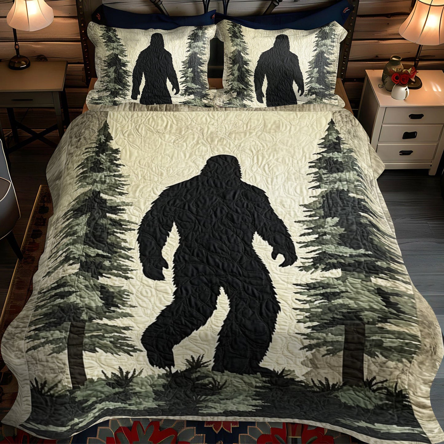The Yeti Chronicles 3-Piece Quilted Bedding Set - Single (59" x 70")