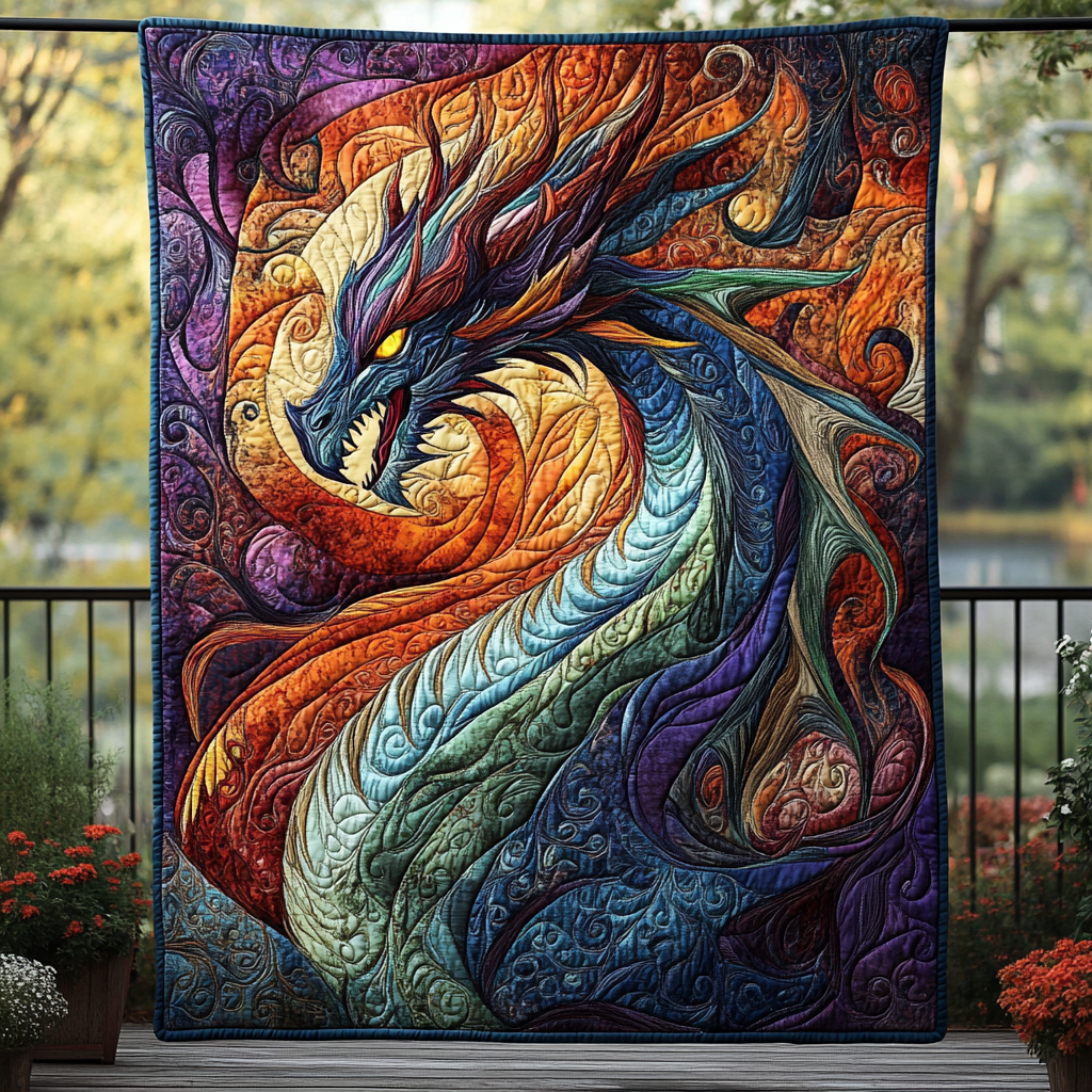 Thunderwing Quilted Blanket - Throw (55" x 60")