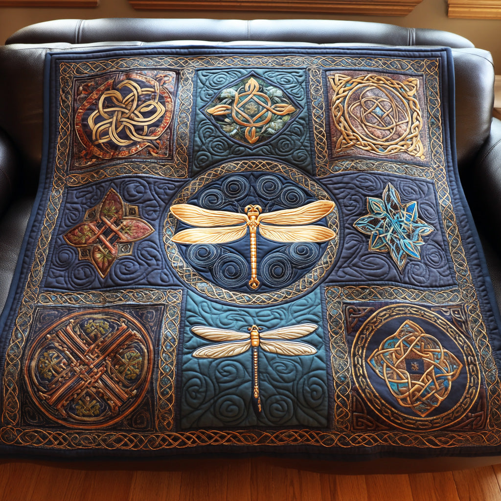 Timber Dragonfly Quilted Blanket - Baby (30" x 40") - Pack 1