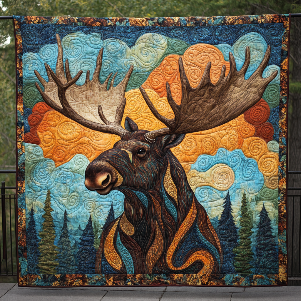 Timber Titan Quilted Blanket - Throw (55" x 60")