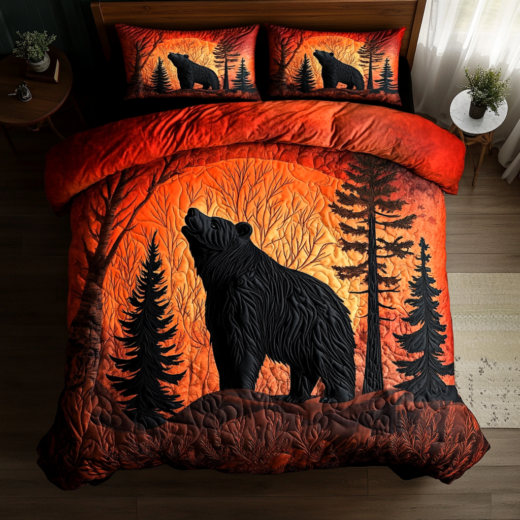 Timber Trail 3-Piece Quilted Bedding Set - Single (59" x 70")