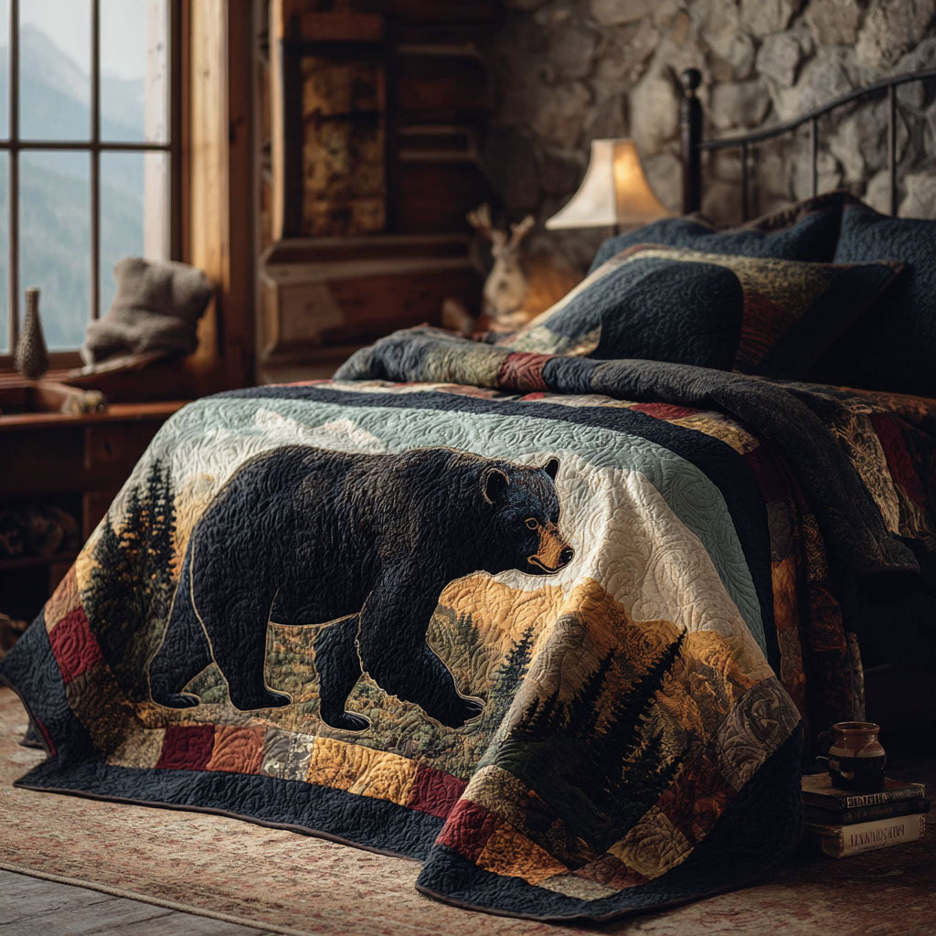 Timberland Shadows 3-Piece Quilted Bedding Set - Single (59" x 70")