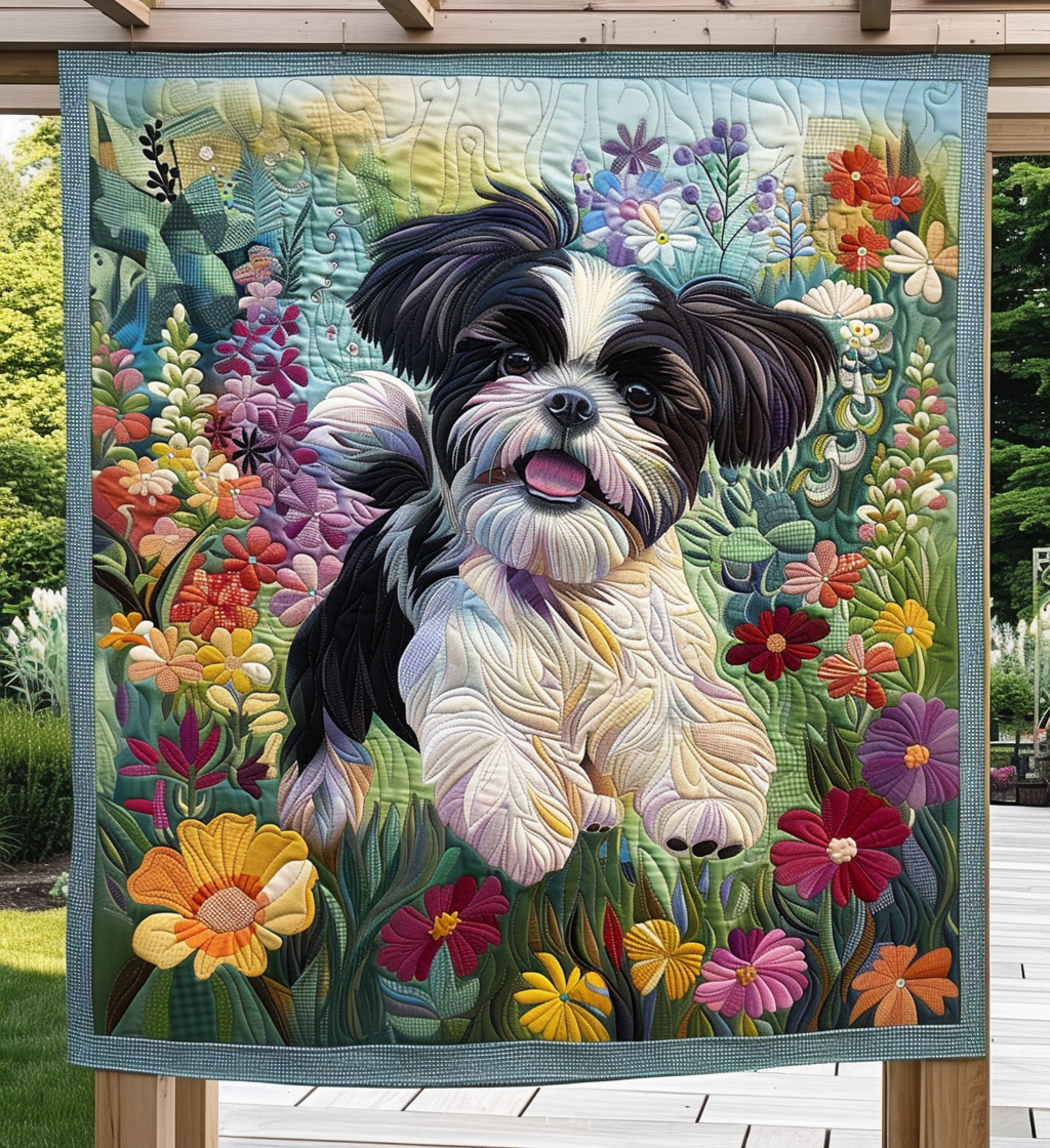 Tiny Joy Quilted Blanket - Throw (55" x 60")