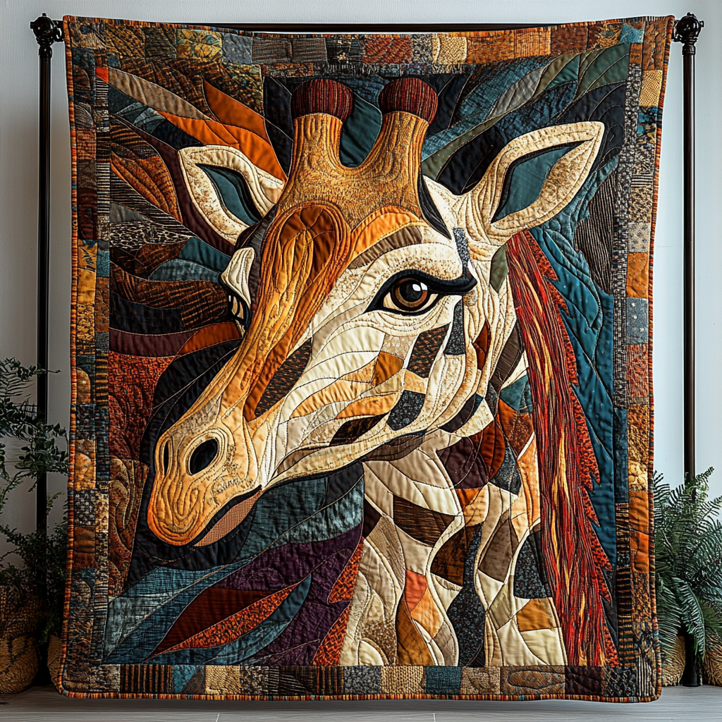 Towering Treasures Quilted Blanket - Throw (55" x 60")