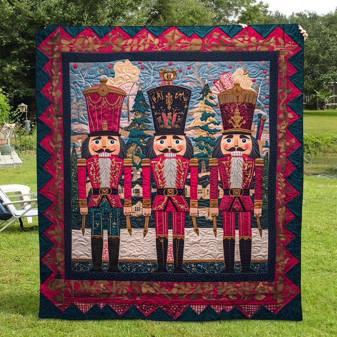Toy Kingdom Delight Quilted Blanket - Throw (55" x 60")
