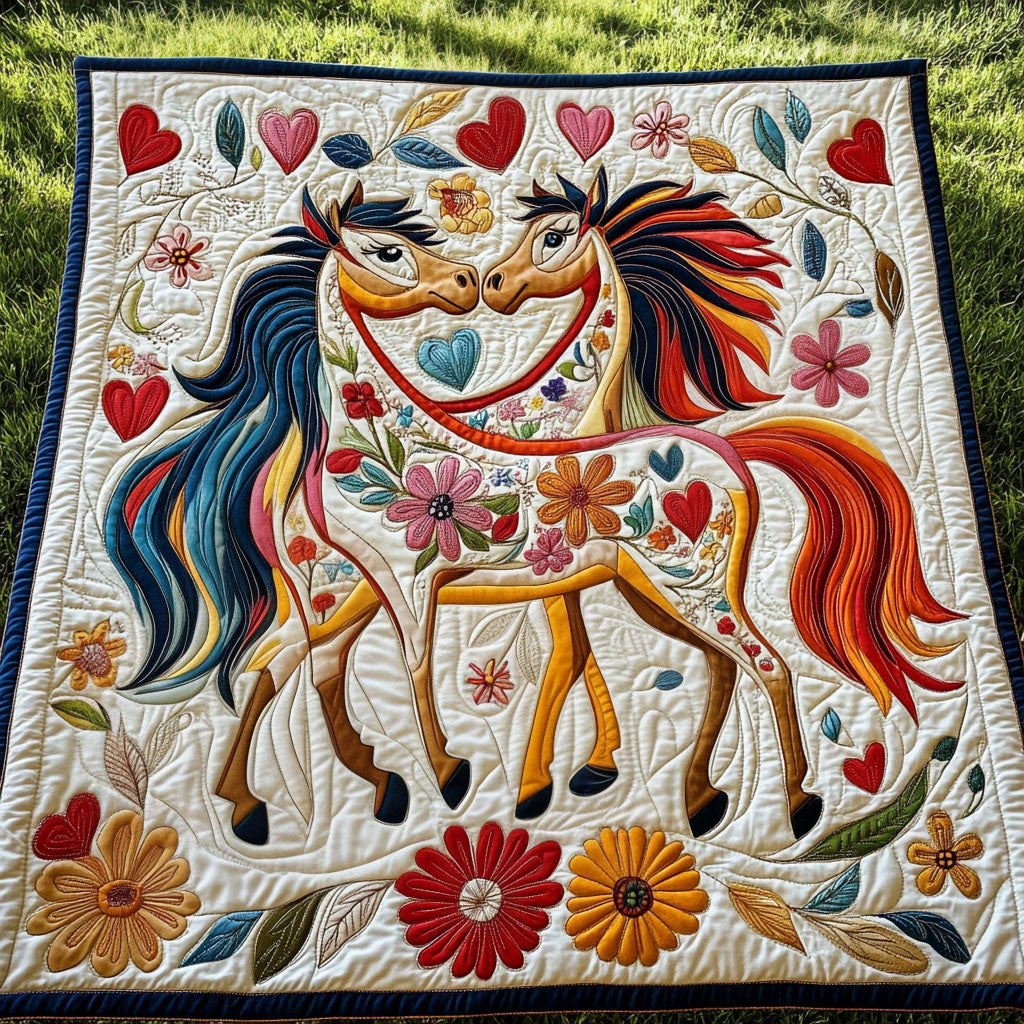 Trail of Love Quilted Blanket - Baby (30" x 40")
