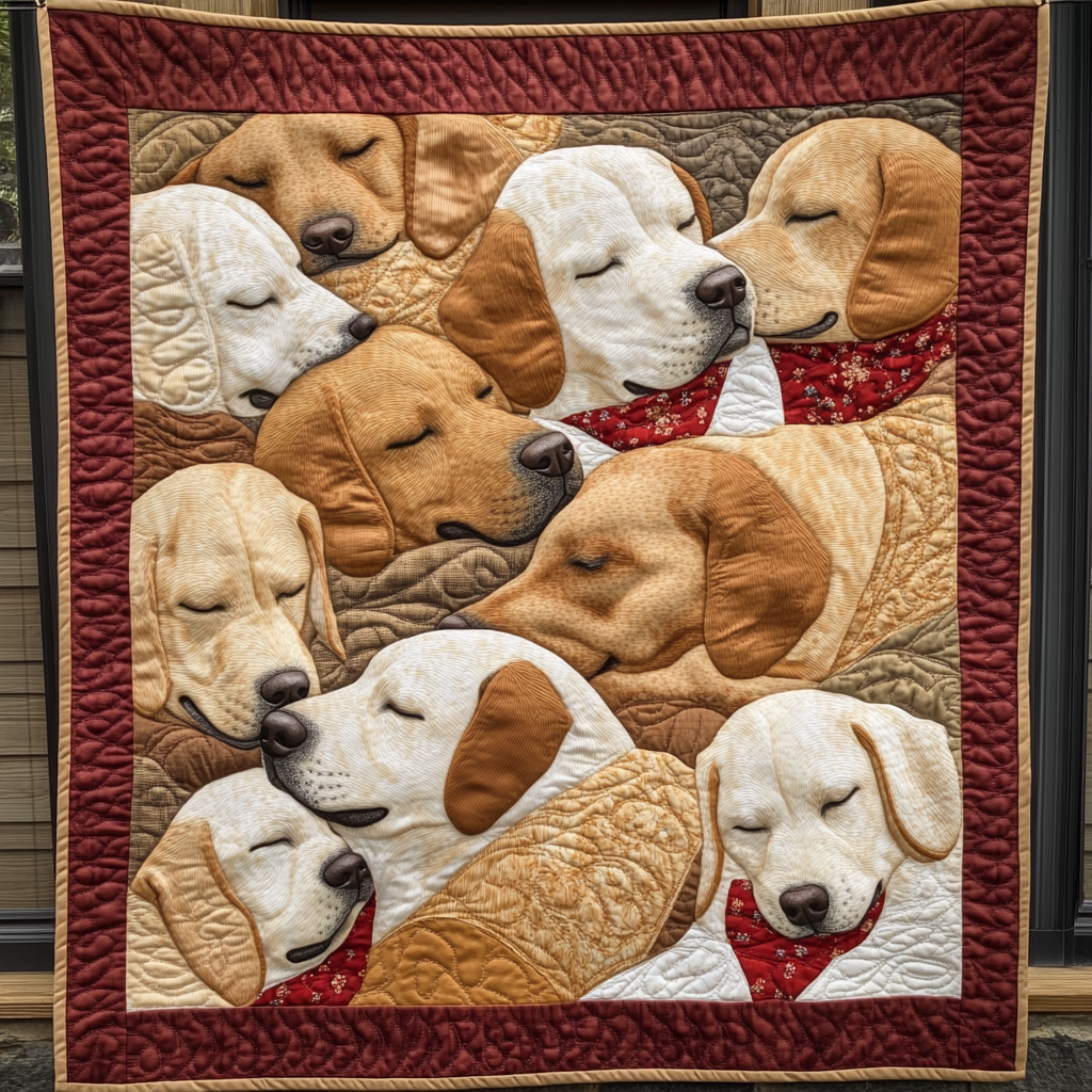 Trailblazer Tails Quilted Blanket - Throw (55" x 60")
