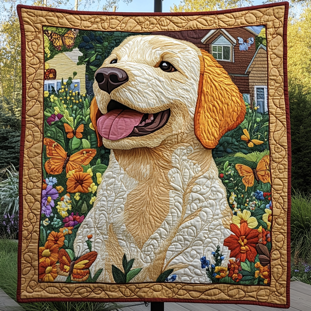 Treasure Tail Quilted Blanket - Throw (55" x 60")