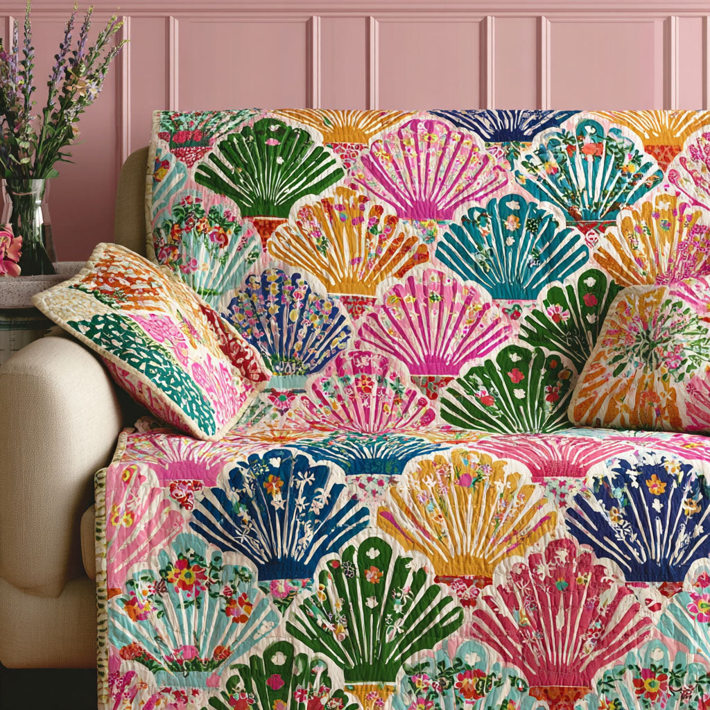 Tropical Coast Quilted Blanket - Baby (30" x 40") - Pack 1