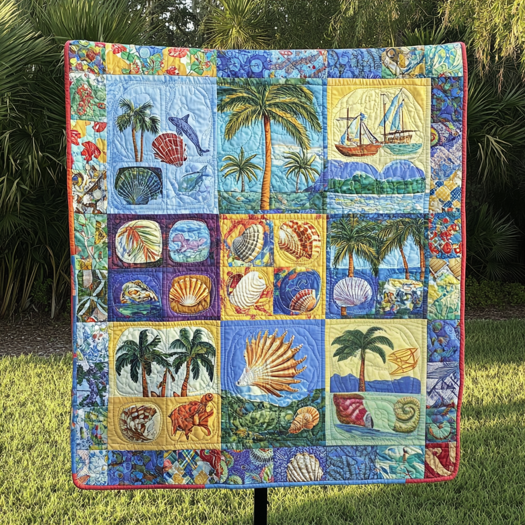 Tropical Dreams Quilted Blanket - Baby (30" x 40")