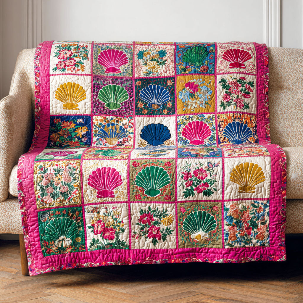 Tropical Ocean Quilted Blanket - Baby (30" x 40") - Pack 1