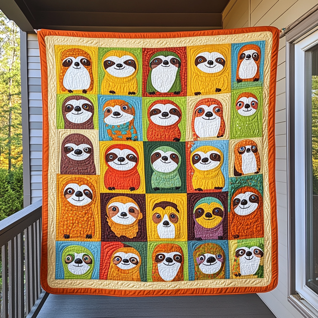 Tropical Tranquility Quilted Blanket - Throw (55" x 60")