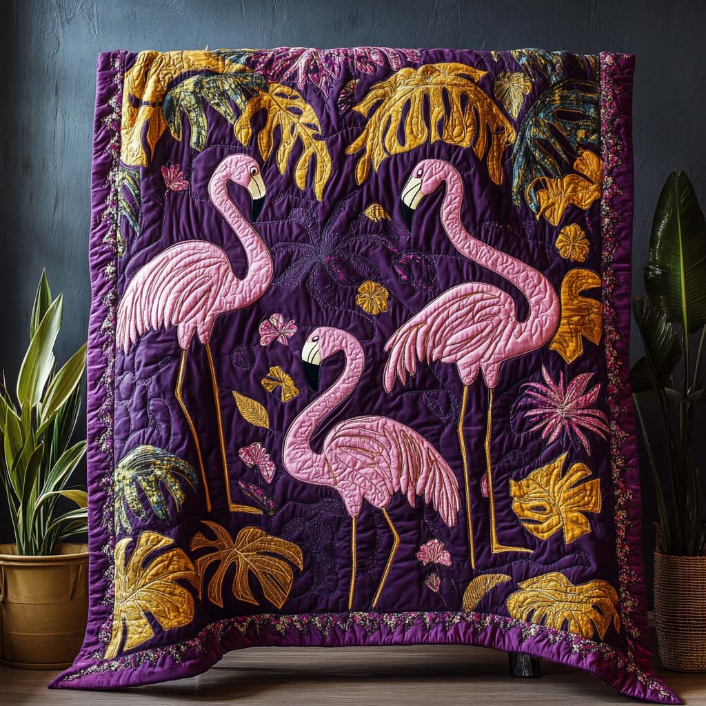 Tropical Trio Quilted Blanket - Baby (30" x 40") - Pack 1