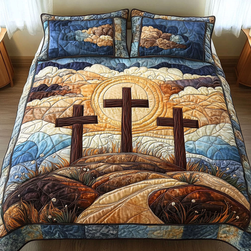 Twilight Faith 3-Piece Quilted Bedding Set - Single (59" x 70")