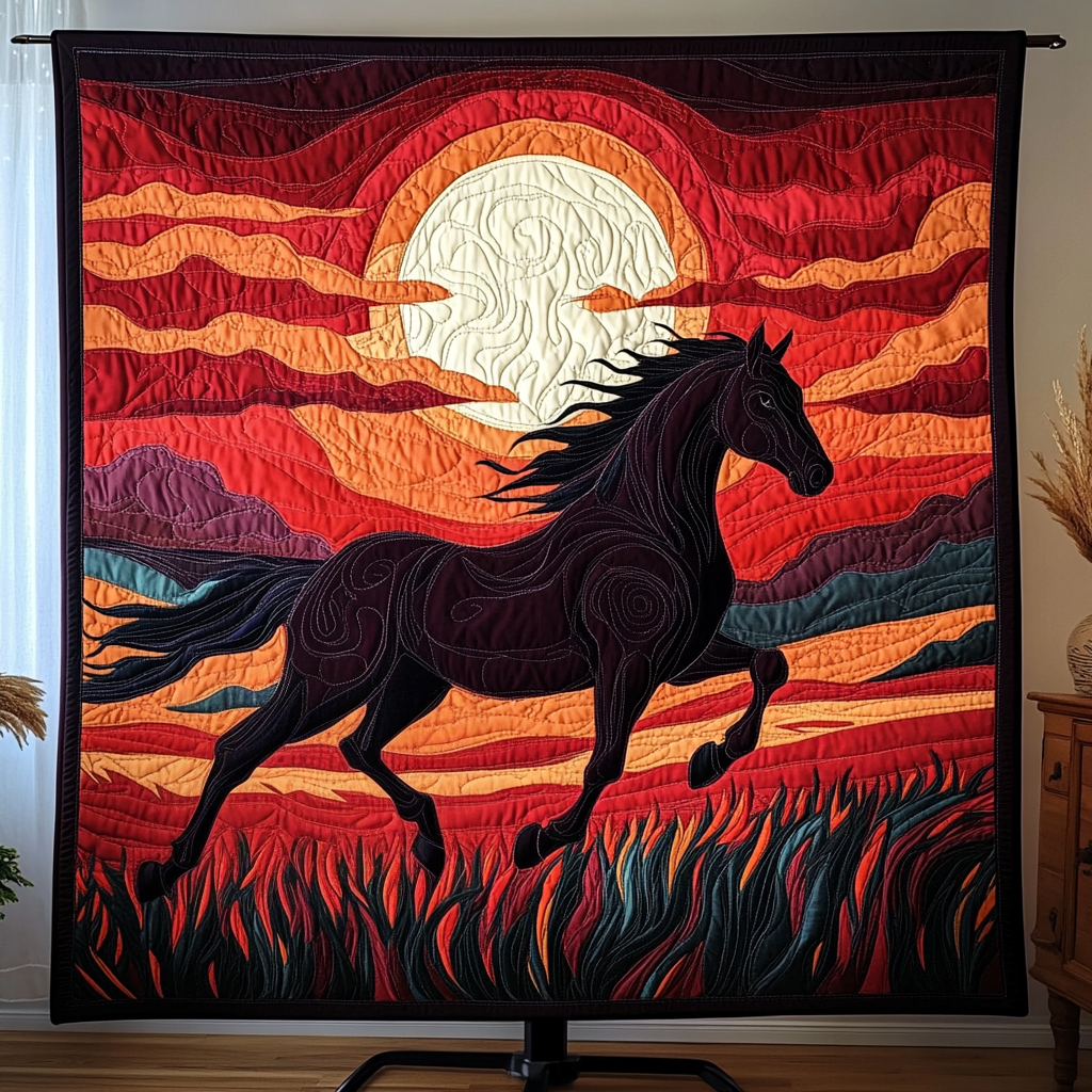 Twilight Charger Quilted Blanket - Throw (55" x 60")