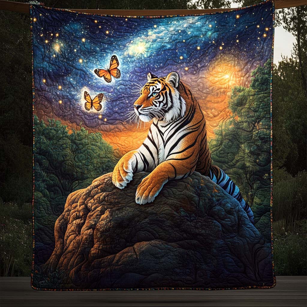 Twilight Majesty Quilted Blanket - Throw (55" x 60")