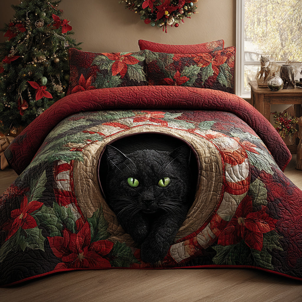 Twilight Noel 3-Piece Quilted Bedding Set - Single (59" x 70")