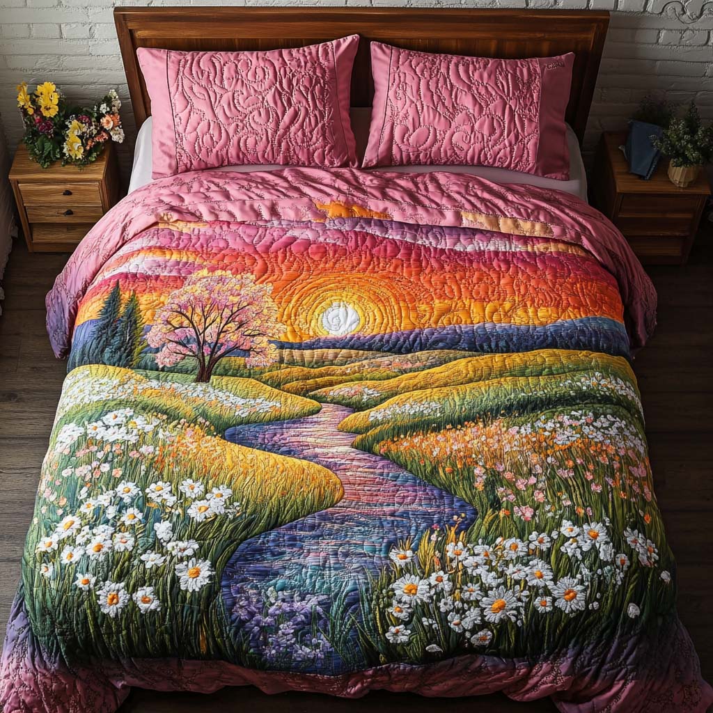 Twilight Peaks 3-Piece Quited Bedding Set - Single (59" x 70")