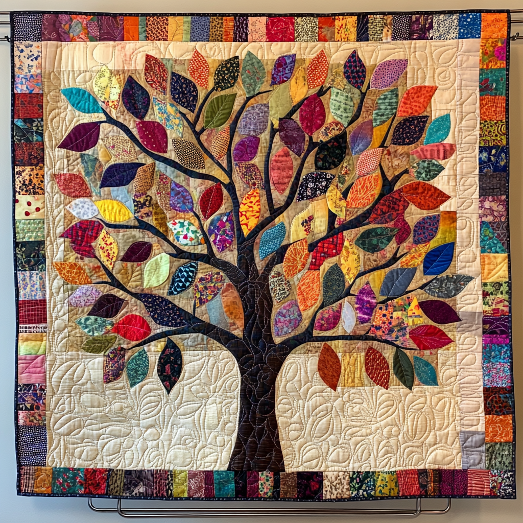 Twilight Tranquility Quilted Blanket - Throw (55" x 60")