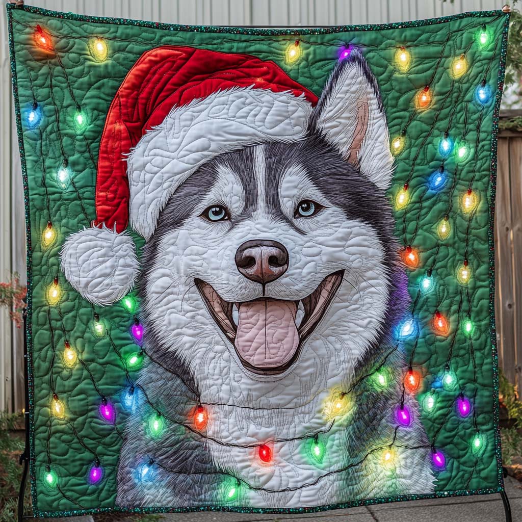 Twinkling Joy Quilted Blanket - Throw (55" x 60")